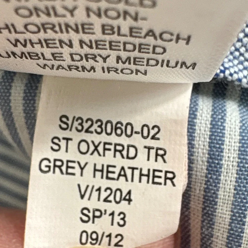 Banana Republic Straight Fit Grey Heather Cotton Dress Pants 36x34 Mens Trousers